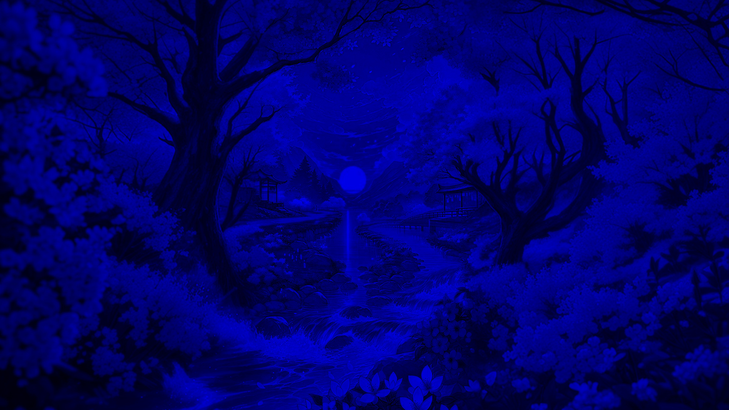 Mid-game: only the blue channel has been restored.